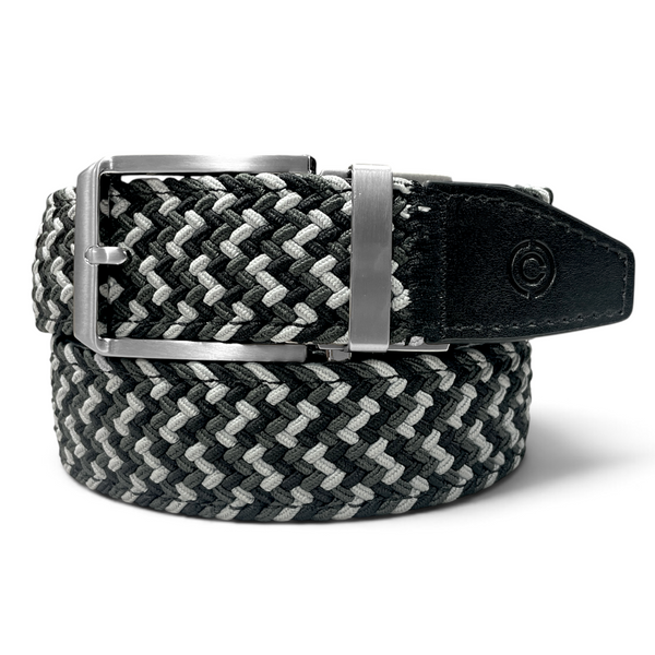 Click Belt | Black/Silver/Charcoal