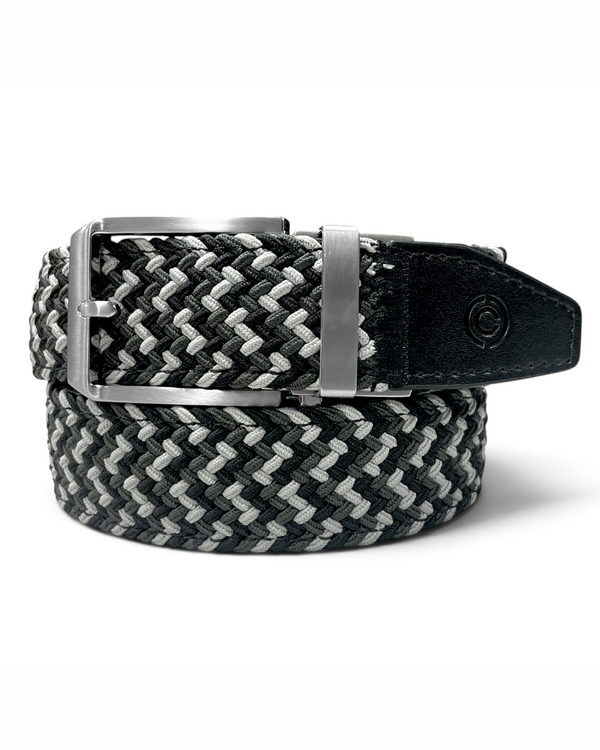 Click Belt | Black/Silver/Charcoal