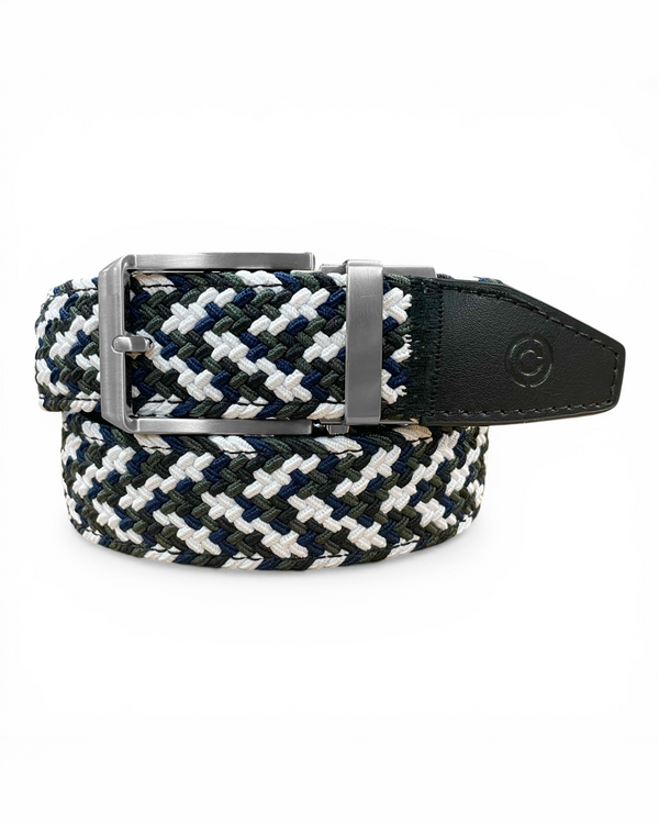 Click Belt | Charcoal/White/Navy