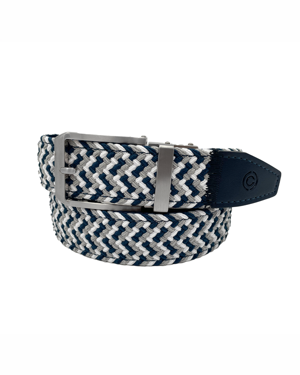 Click Belt | Navy/White/Grey