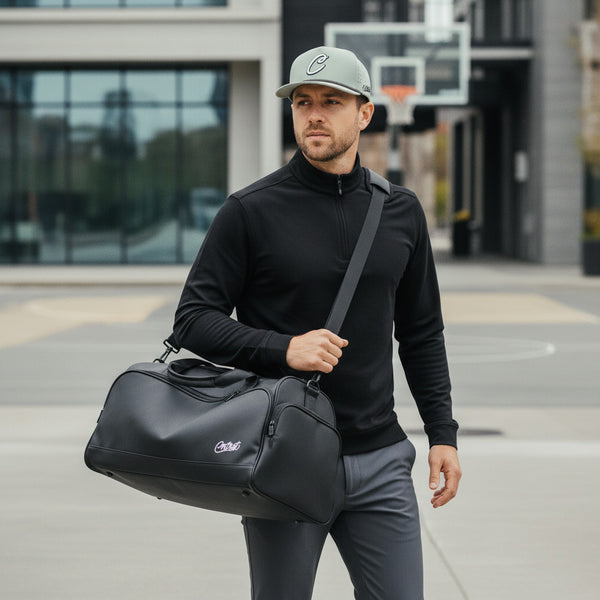 Vegan Leather Weekender Bag