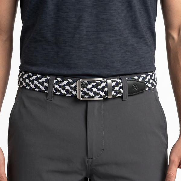 Click Belt | Charcoal/White/Navy