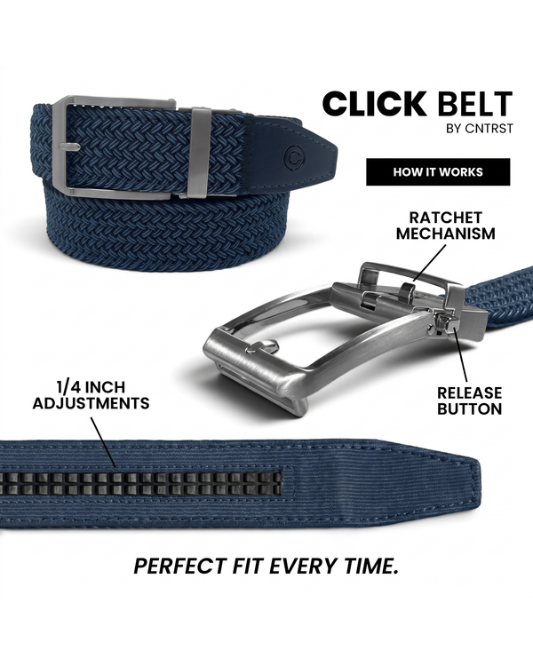 Click Belt | Navy