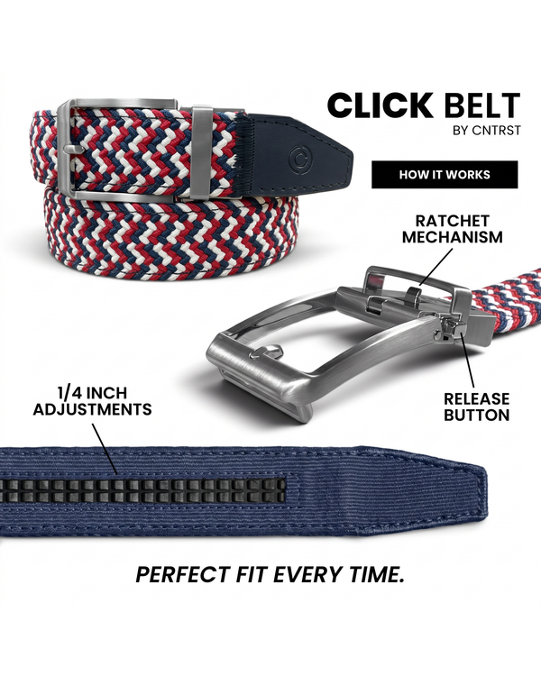 Click Belt | Red/White/Blue