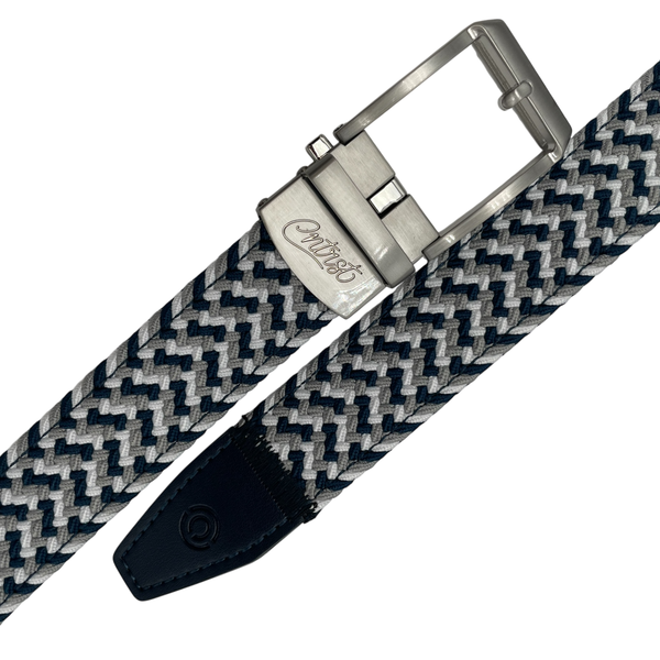 Click Belt | Navy/White/Grey
