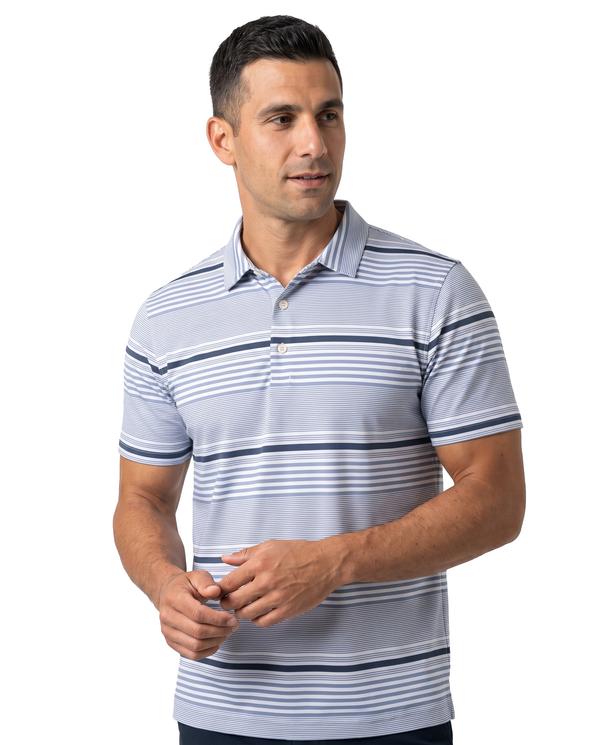Micro-Mesh Polo | Stripes
