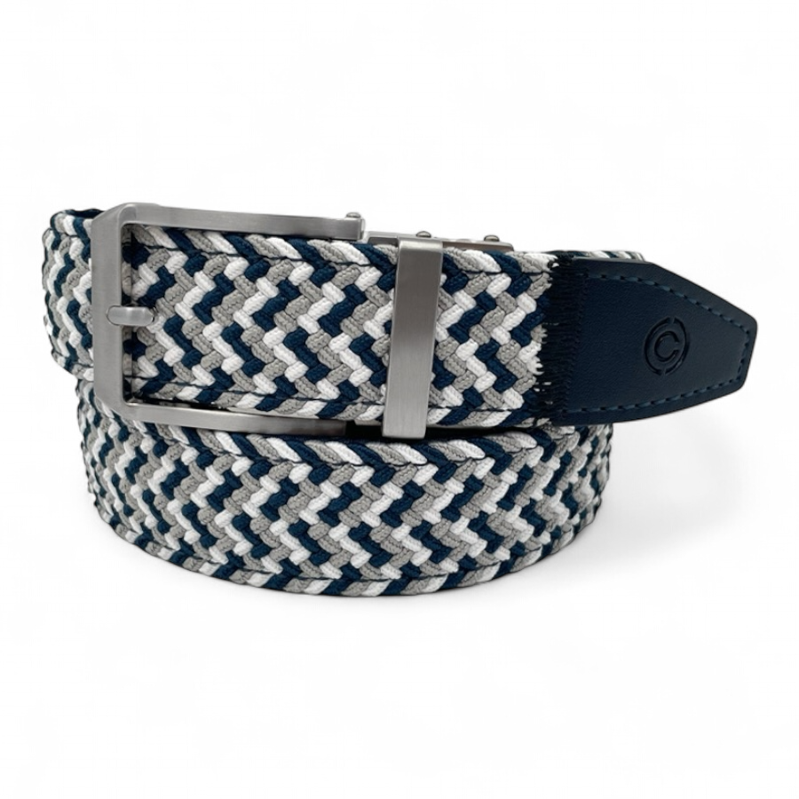 Click Belt | Navy/White/Grey – CNTRST