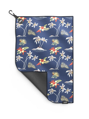 CNTRST World's Best Golf Towel | Floral – alternate view