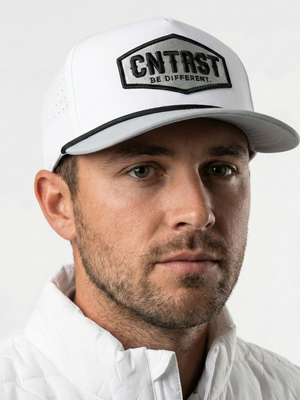 CNTRST Badge Hat – alternate view