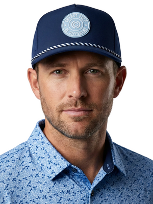 CNTRST Icon Patch Hat | Navy – alternate view
